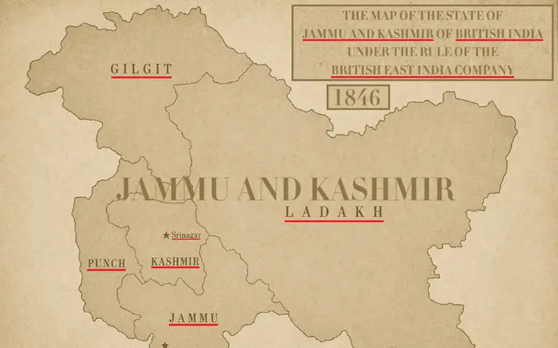 Jammu and Kashmir in 1846